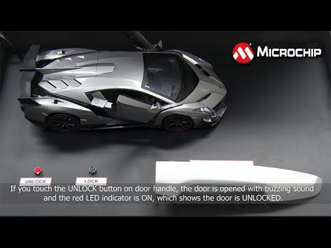 Car door handle capacitive touch solution by Microchip Technology