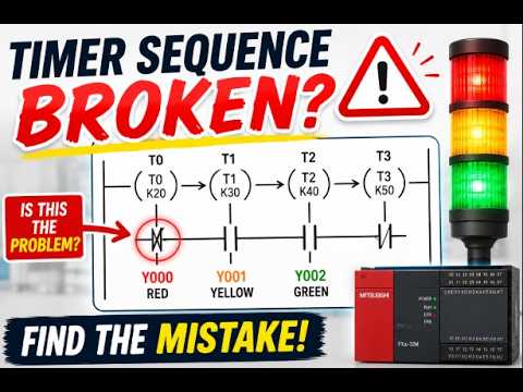 PLC Timer Sequence Not Working? Find the Programming Mistakes by Bob Teaches Tech