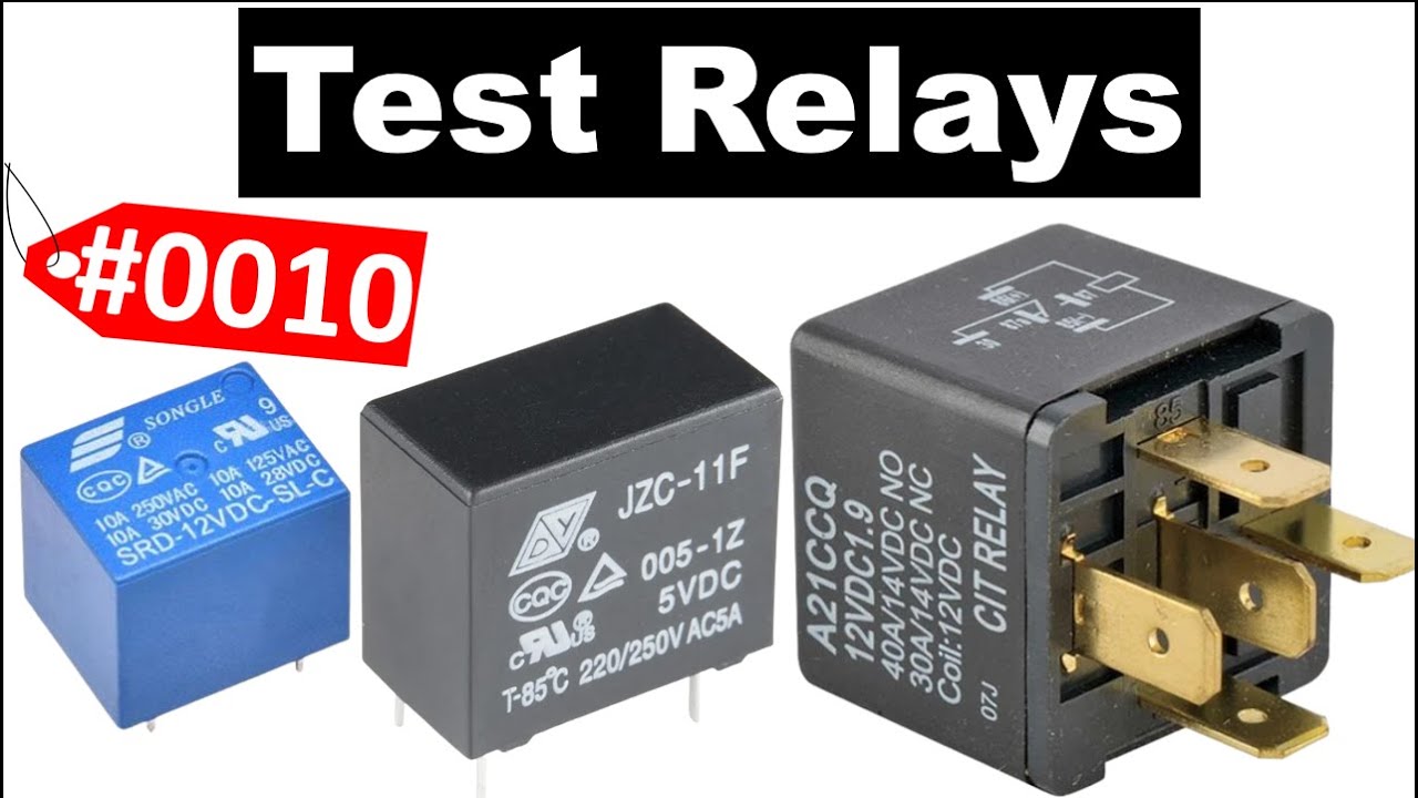 How to test a relay with a multimeter by Electronics Repair Basics_ERB