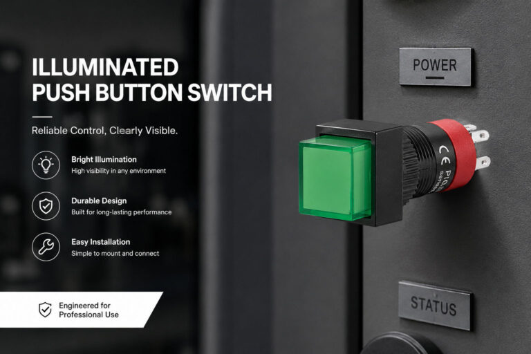 What are some examples of Square Push Button?