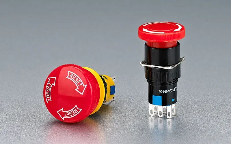 ONPOW push button product selection for industrial control panels