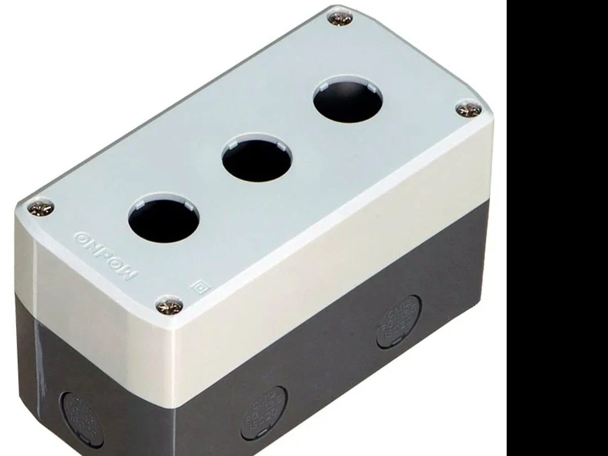 ONPOW three-hole enclosure for planning a grouped panel interface