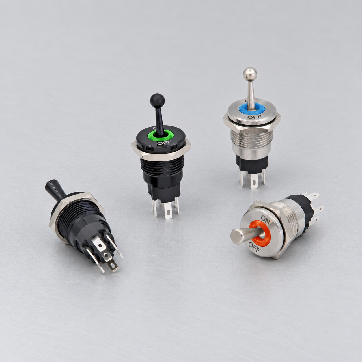 12V DC Toggle Switch Selection: Load, Contacts and LED Voltage — ONPOW7116 toggle switch 12V DC Toggle Switch Selection: Load, Contacts and LED Voltage — ONPOW7116 toggle switch product view 1