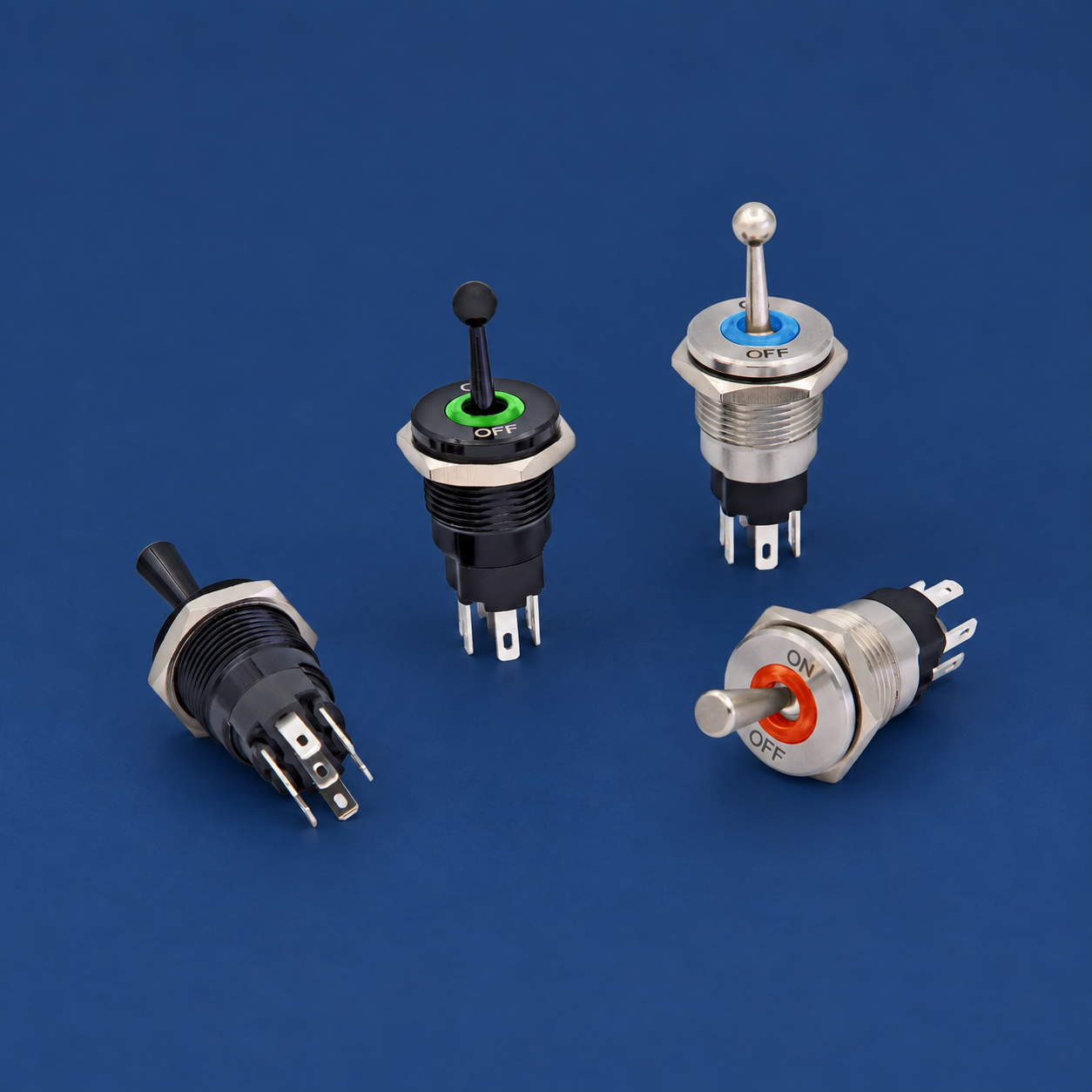Heavy-Duty Toggle Switch Selection for Industrial Panels — ONPOW7116 toggle switch Heavy-Duty Toggle Switch Selection for Industrial Panels — ONPOW7116 toggle switch product view 2