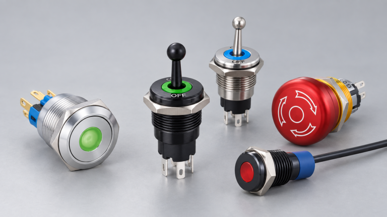 Mini Toggle Switches: Panel Space, Terminals and Ratings