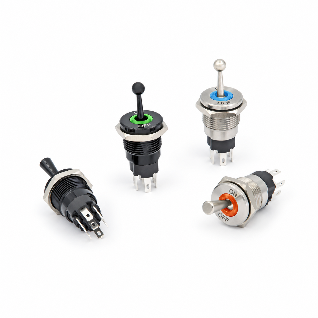 Momentary Toggle Switches: Spring Return Actions and Applications — ONPOW7116 toggle switch Momentary Toggle Switches: Spring Return Actions and Applications — ONPOW7116 toggle switch product view 1