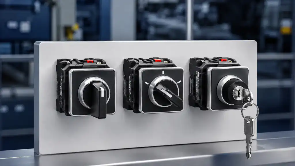 Selector Switch Types: Positions, Operators, and Contact Arrangements