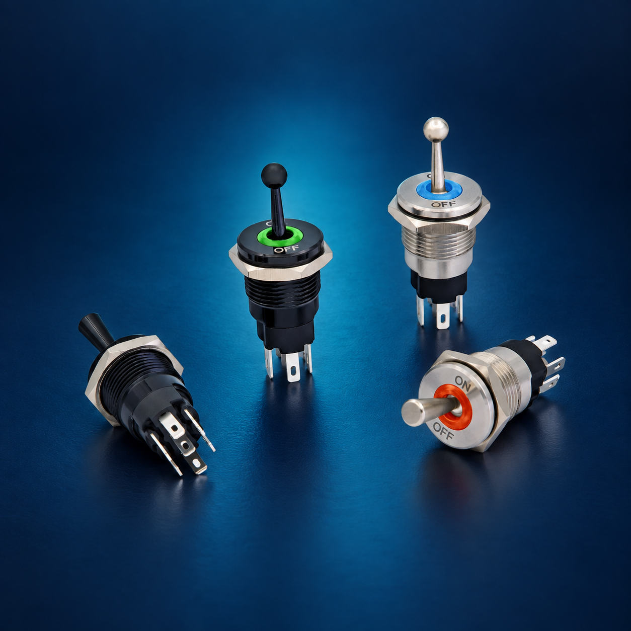 SPST Toggle Switch Selection for Simple On-Off Control — ONPOW7116 toggle switch product view 2
