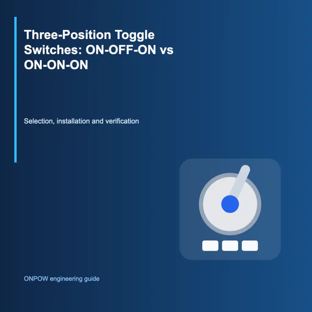 Three-Position Toggle Switches: ON-OFF-ON vs ON-ON-ON