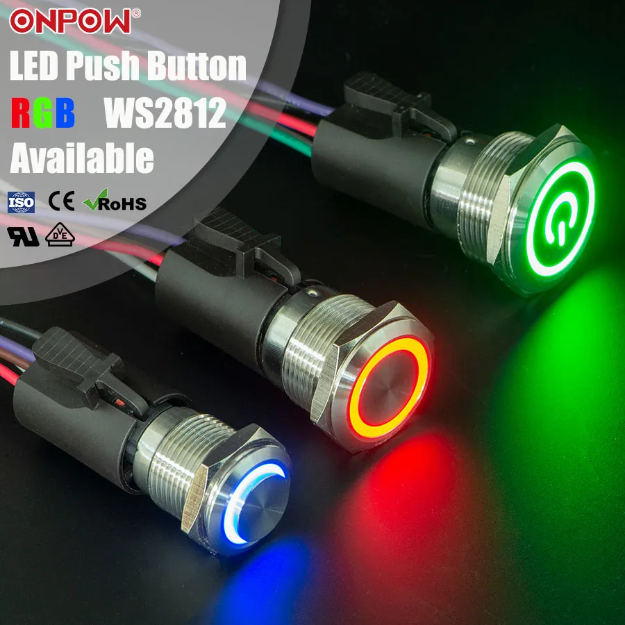 RGB vs. Single-Color LED Push Button Switches: What’s the Difference?