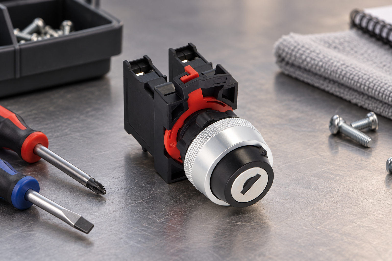 Industrial Key Switch Troubleshooting — inspection and specification detail