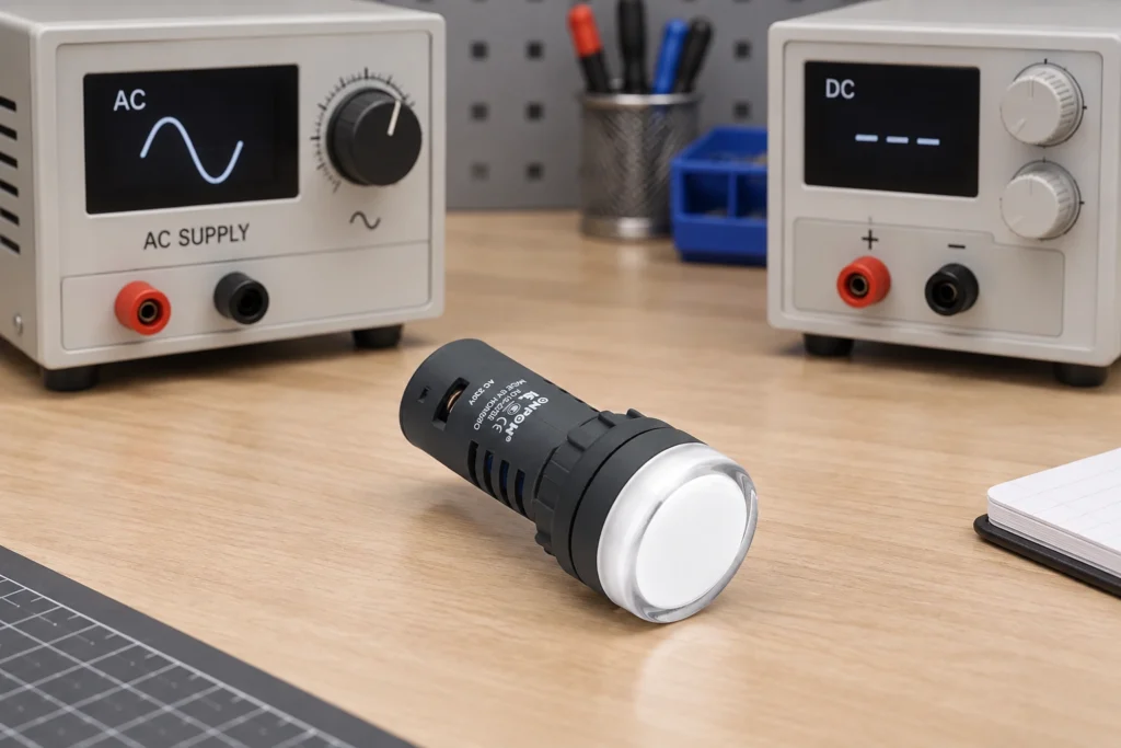AC vs DC Indicator Lights: Matching the Panel Supply