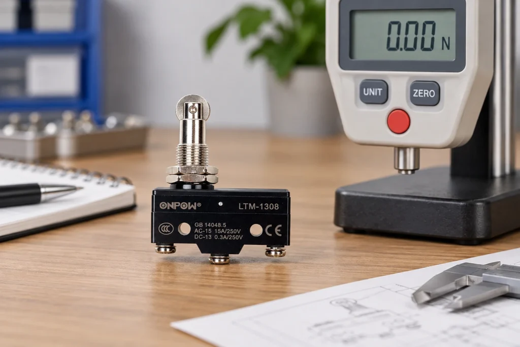 Micro Switch Operating Force: Why It Changes Application Life