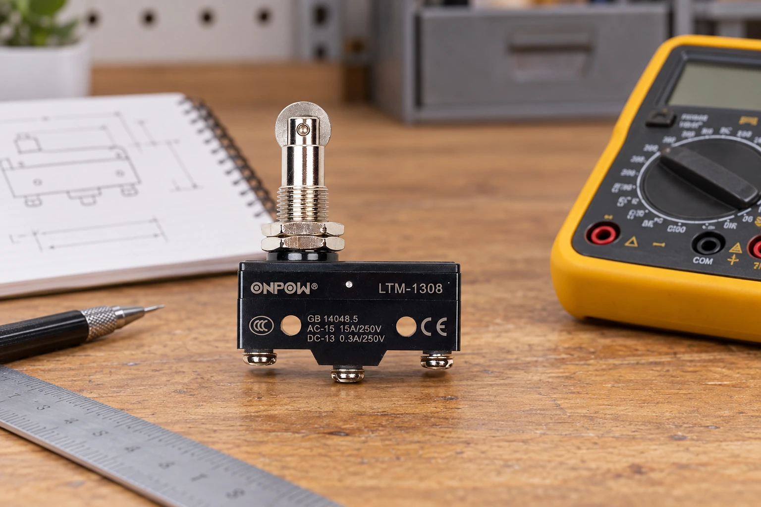 Normally Open vs Normally Closed Micro Switches — body2 ONPOW micro switch reference example for normally open vs normally closed micro switches, installation planning