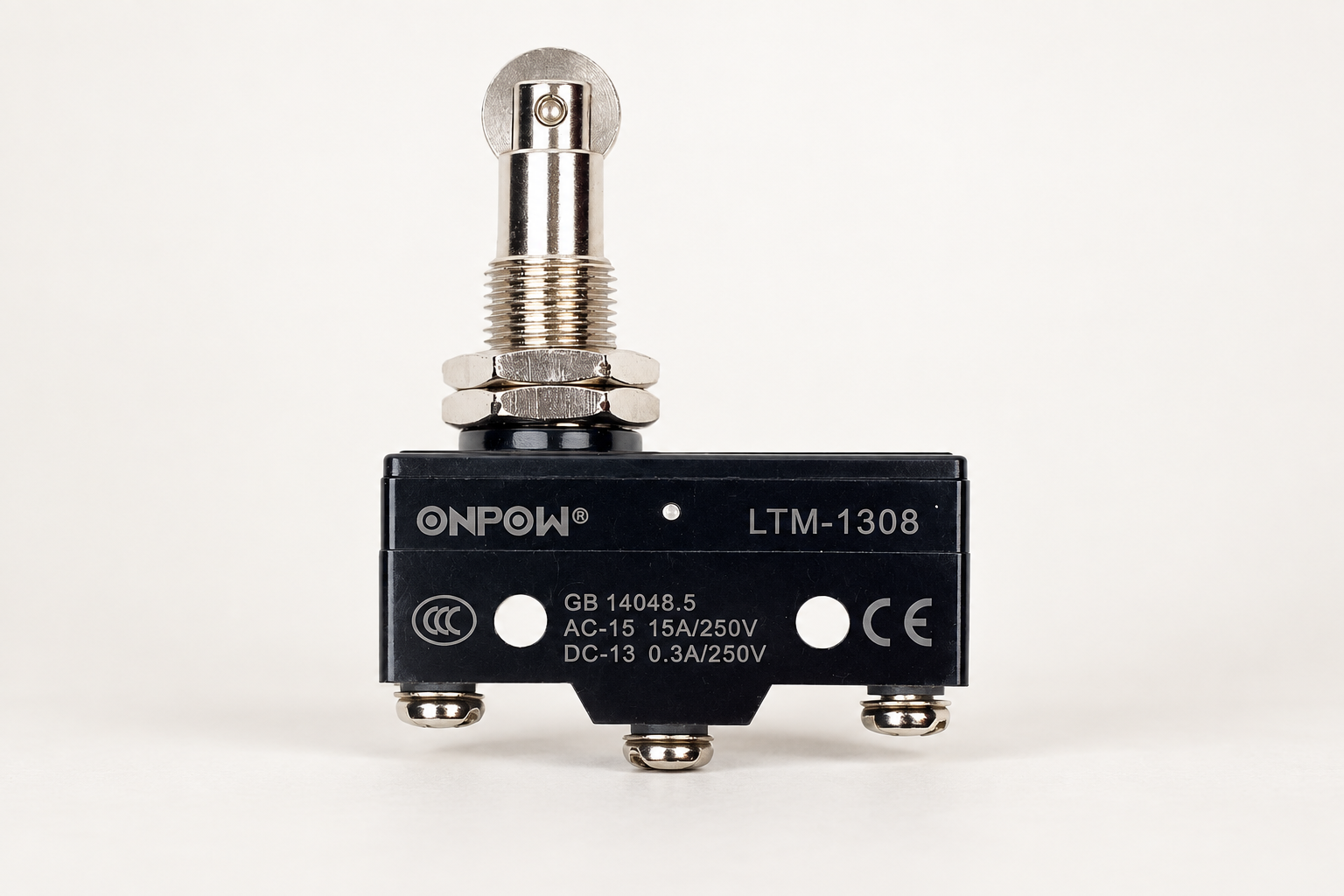 ONPOW micro switch reference example for spdt micro switches: changeover contact operation, component detail
