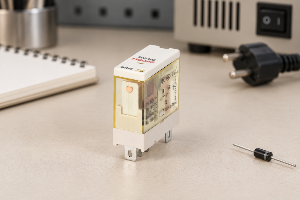 Flyback Diodes for DC Relay Coils: Selection and Release
