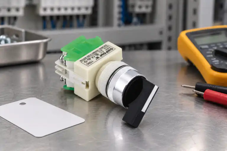 Two-Position Selector Switch Wiring for Hand–Off Control