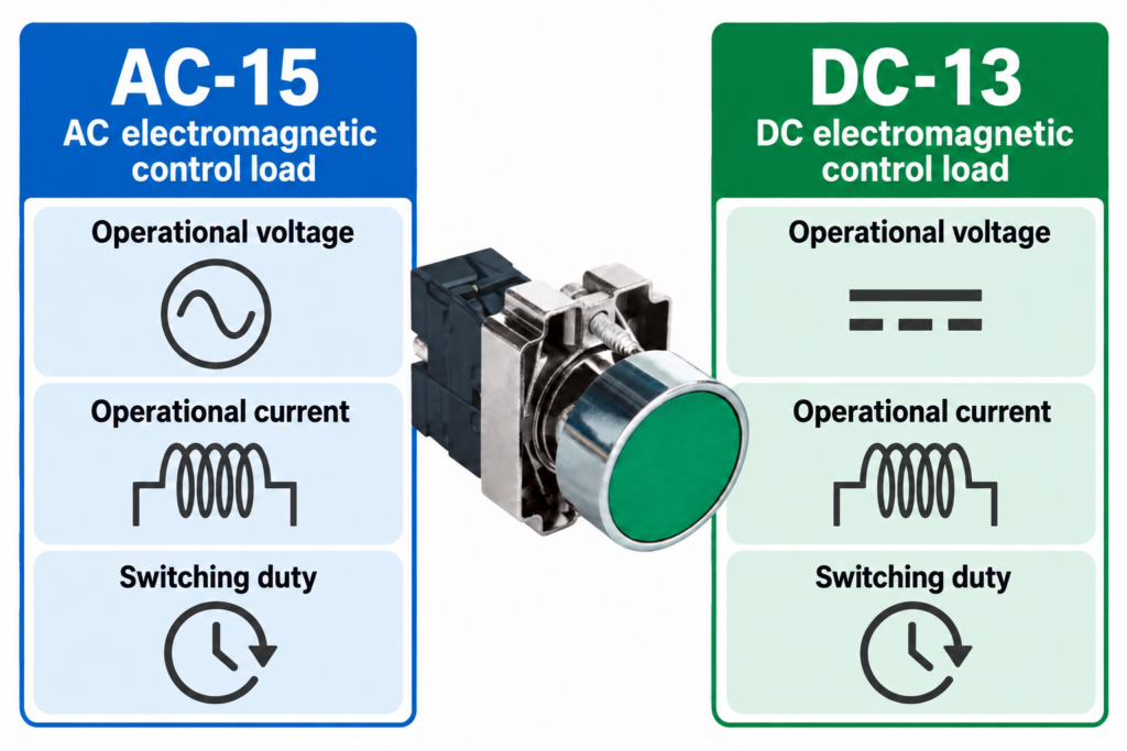 AC-15 and DC-13: Reading Control Switch Load Ratings