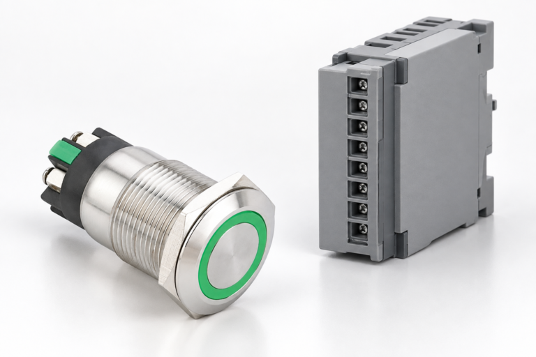 Push Button PLC Inputs: Match Sinking and Sourcing Circuits