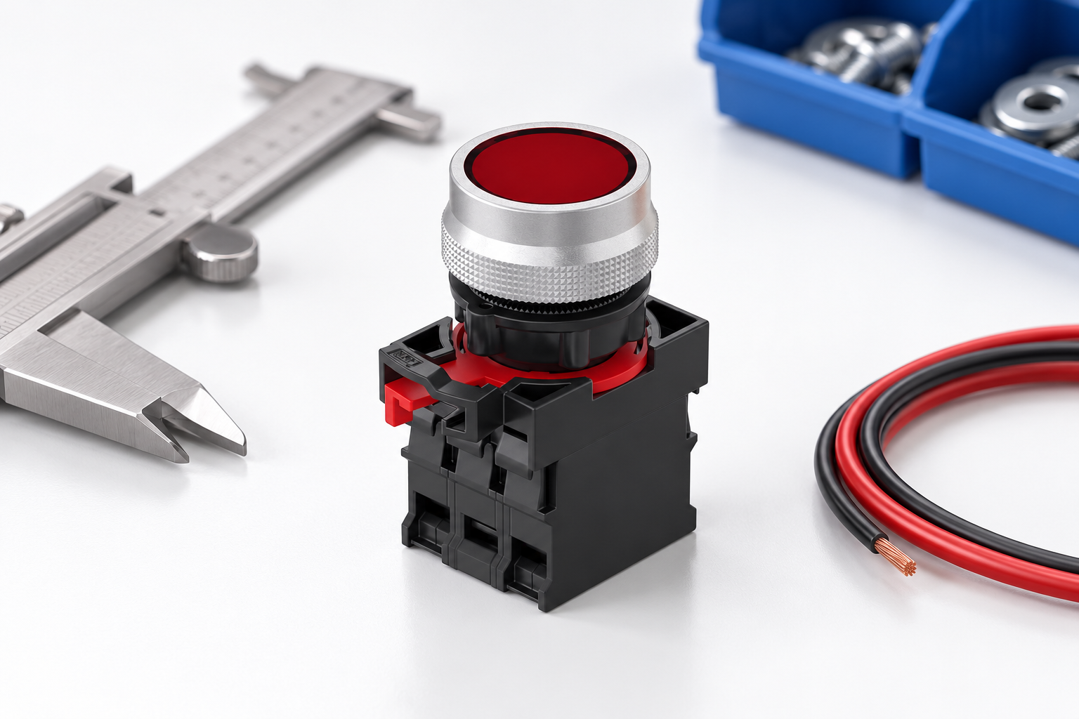 Push Button Mounting Depth — qualification workspace