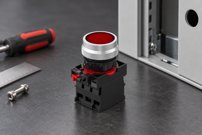 Push Button Mounting Depth: Allow Room for Wires and Service