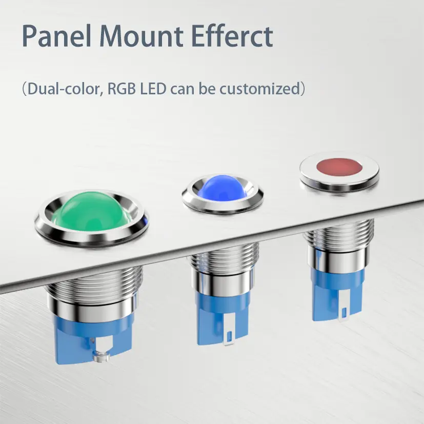 GQ Metal Indicator Light – Reliable Visual Signalling for Industrial Applications