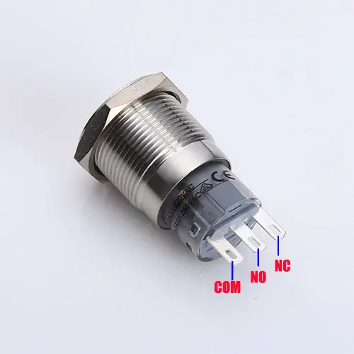 How to wire a 3 pins push button switch