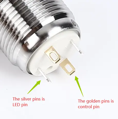 16mm push button switch