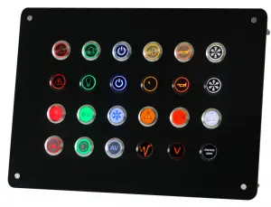 push button switch panel
