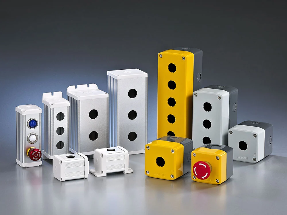 Push button switch box